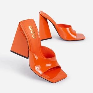Orange Mules Heels, EGO